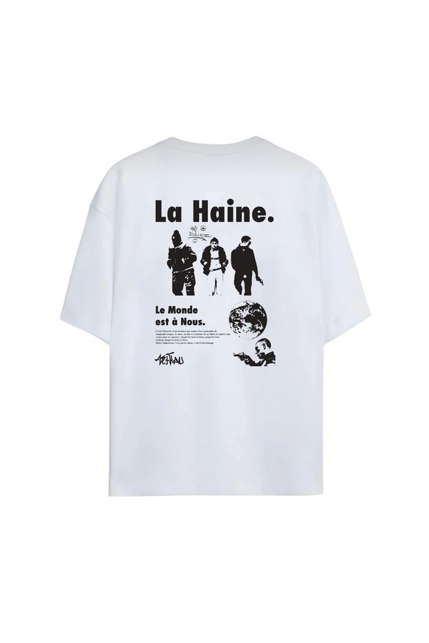 La Haine Design Unisex Premium Cotton T-Shirt | Specially Designed High-Quality Printed T-Shirt