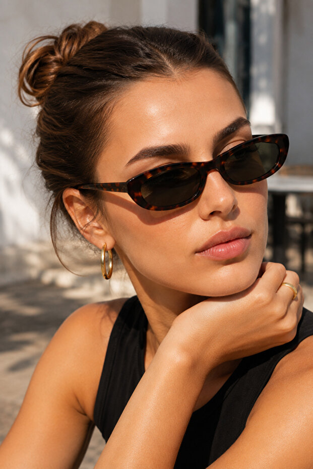 Aura Leopard Uv Protection Sunglasses
