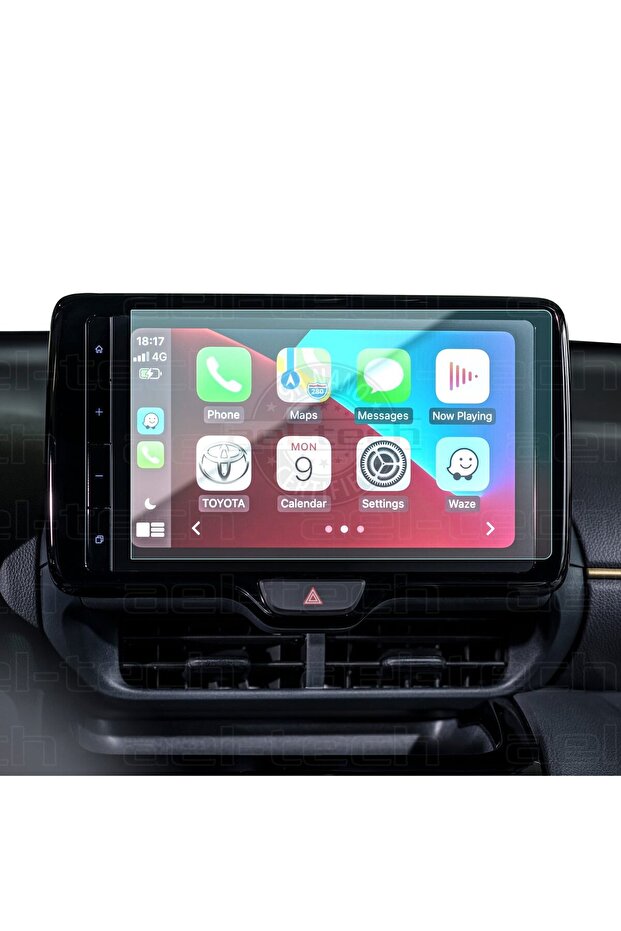 Toyota Yaris 9 Inch Navigation Compatible 9H Nano Screen Protector 2024-2026