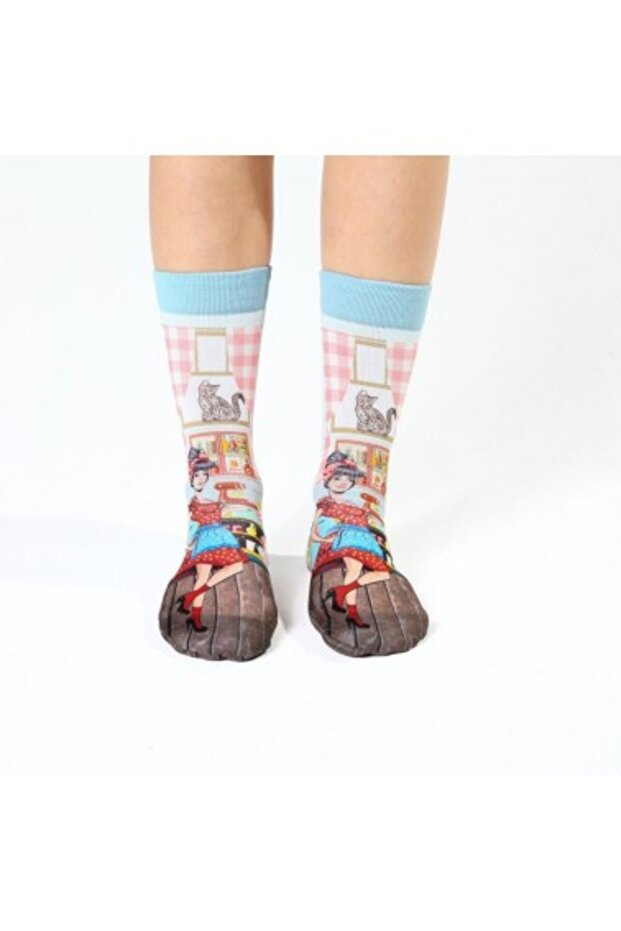 Retro Kitchen Lady Socks - 1