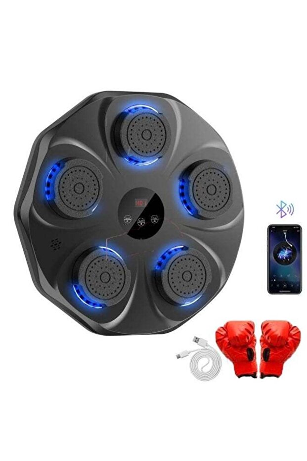 Smart Bluetooth Music Boxing Machine with Gloves