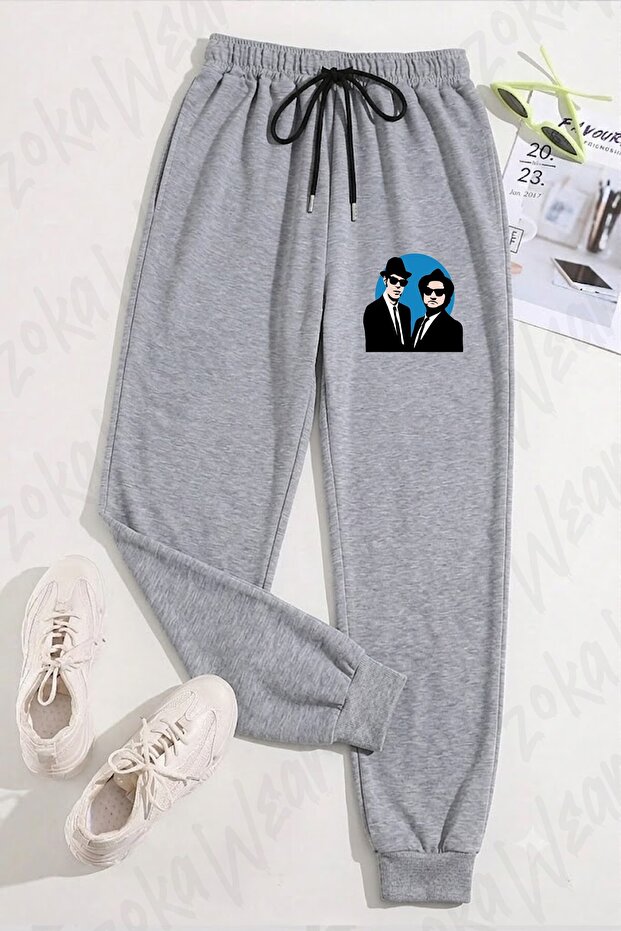 Unisex Blues Brothers Printed Sweatpants