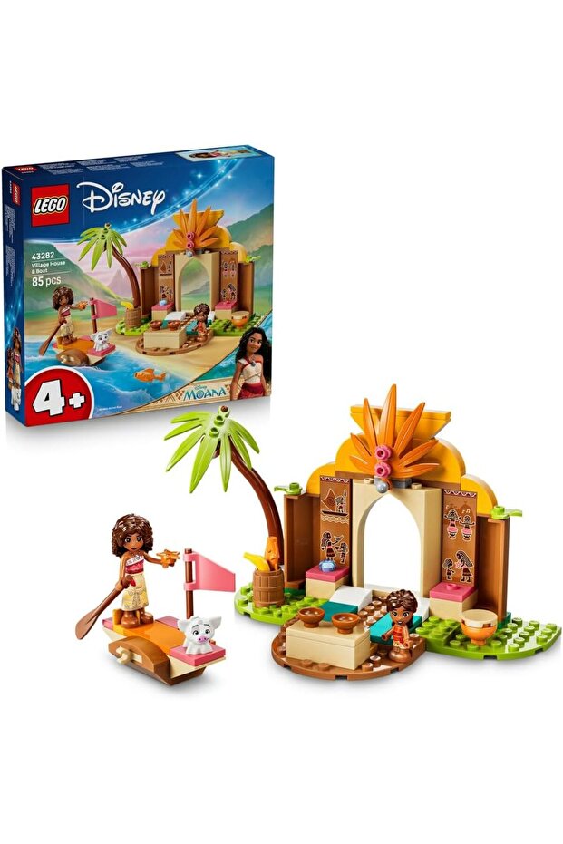 Disney Moana Village House & Boat, 85 Pieces