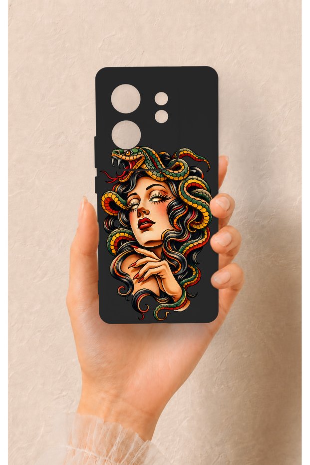 Infinix Zero 30 Compatible Medusa Patterned Silicone Case