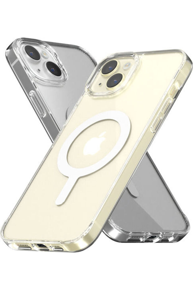 Capac Spate Plastic Alb (iPhone 15 Plus) Cod: 035191 - 1