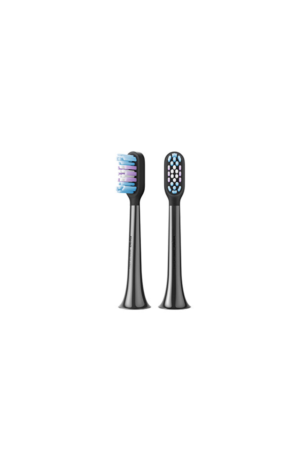 MIJIA 2pcs Black Mijia T501/T501C Toothbrush Head 2pcs Full Effect Bright White Clean Caring Teeth