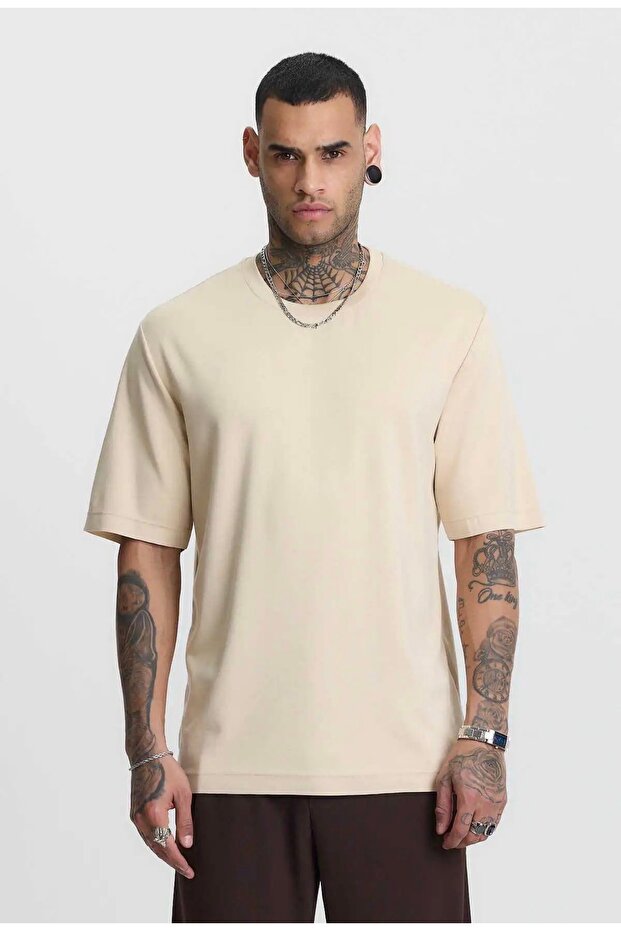 Erkek Oversize Basic T-Shirt