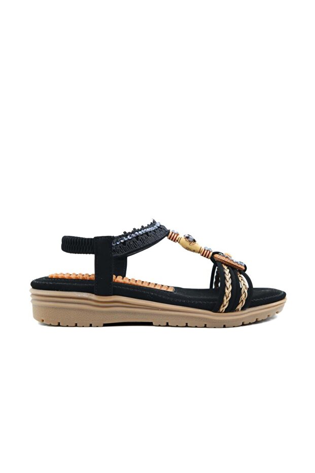 26Y120-4 Black Women's Sandals