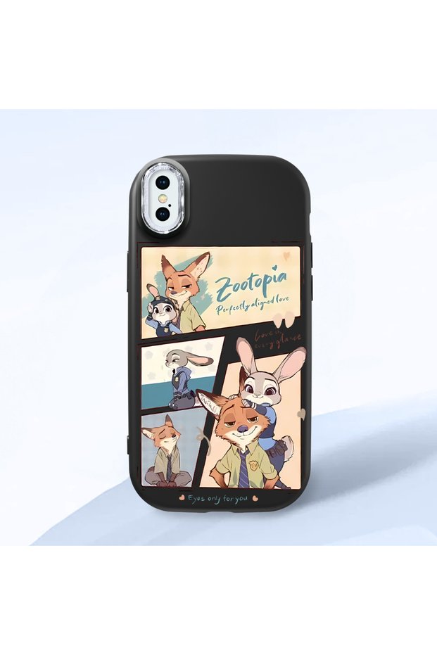 Black Silicone Case Compatible with iPhone XS Max with Shock-Absorbing Camera Protections