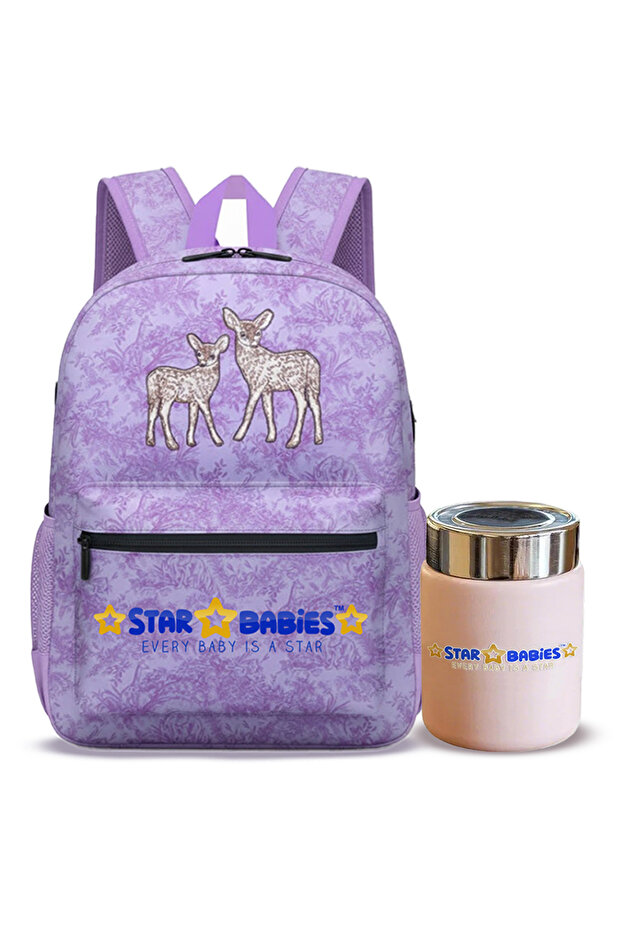 - Kids backpack with mini flask combo