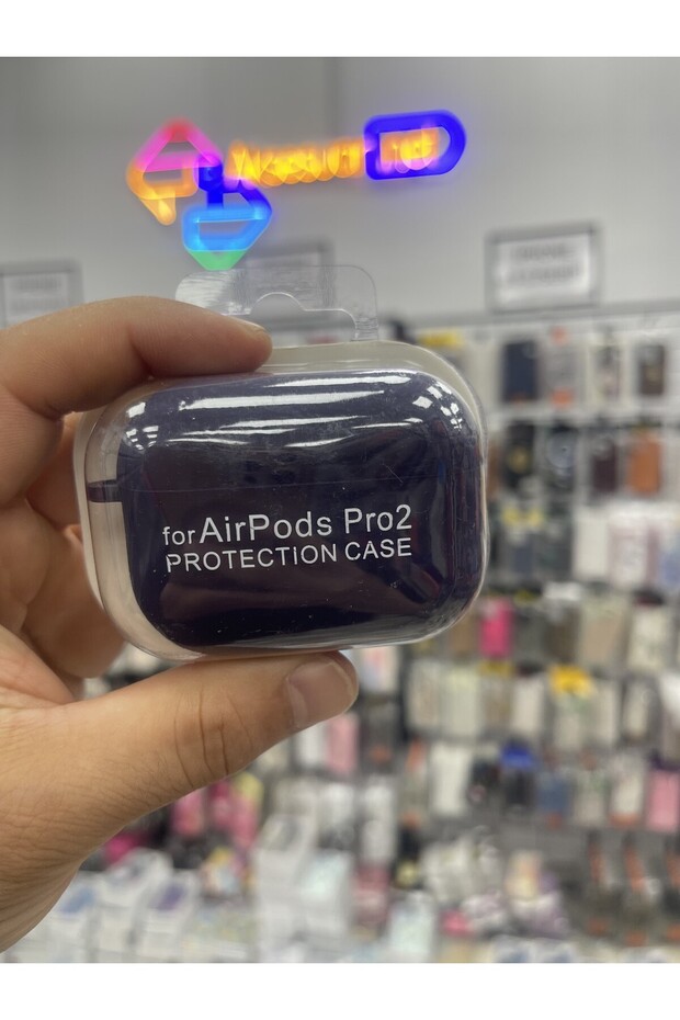 حافظة سيليكون متوافقة مع Airpods Pro2 ذات ملمس من جلد الغزال من الداخل
