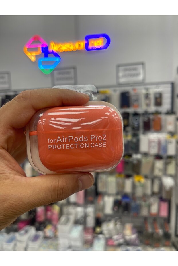 حافظة سيليكون متوافقة مع Airpods Pro2 ذات ملمس من جلد الغزال من الداخل