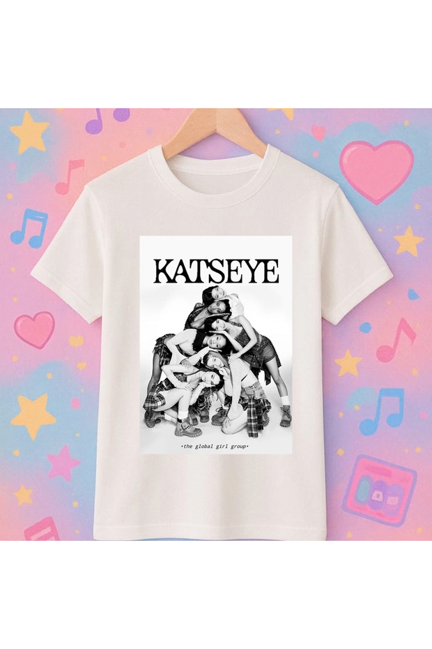 Katseye Printed New Season Tshirt, 100% Cotton Soft Fabric