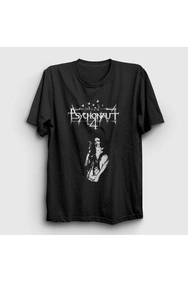 Unisex Black David Graf Psychonaut 4 T-Shirt 4521Zw