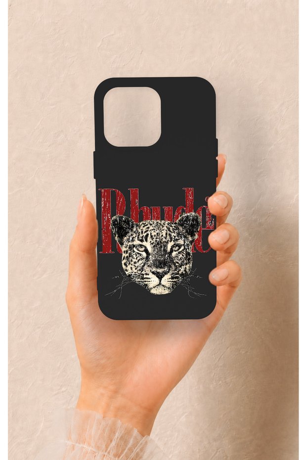 iPhone 15 Pro Max Compatible Rhude Patterned Silicone Case