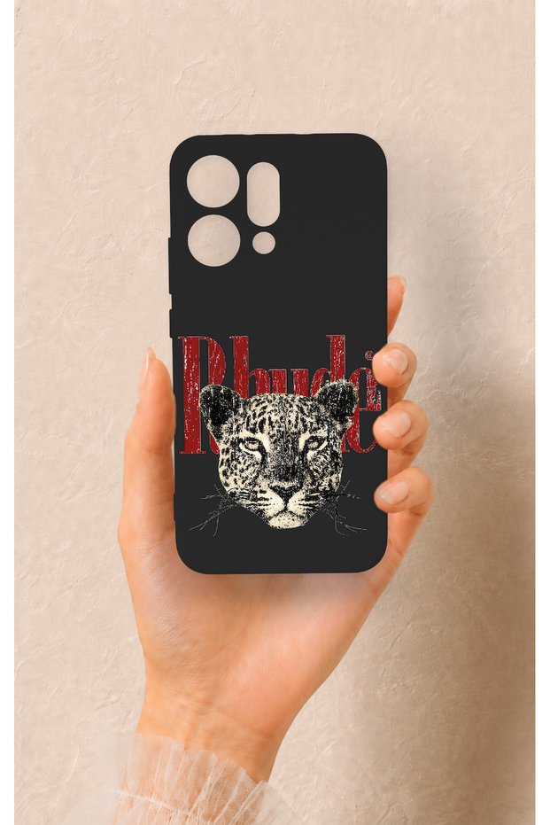 Oppo Reno 14 Compatible Rhude Patterned Silicone Case