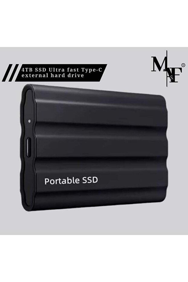 Portable External Hard Drive 4TB, Mini SSD Hard Drives,Solid State External Drives,Computer Backup Drive,USB 3.1 to Type-C Support Data Storage Transfer for Windows XP PC Laptop and Mac