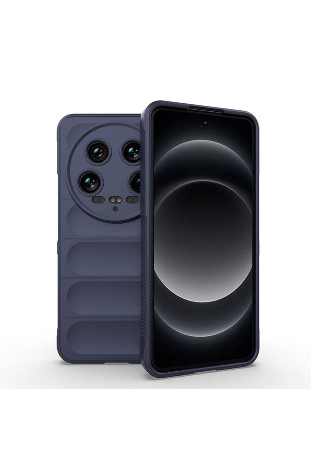 Xiaomi Mi 14 Ultra Case with Camera Protection Flexible Silicone Finger Strip Tkng