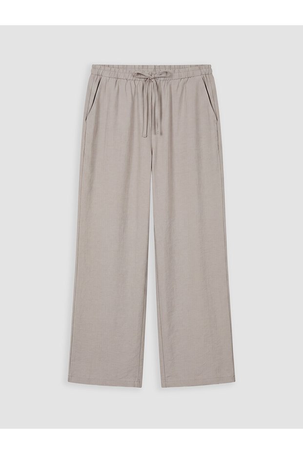 Trendlucky Women's Modal Blend Pants with Elastic Waist and Difference in Color