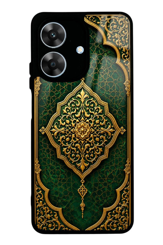 Realme Note 60 Emerald Ottoman Majesty Design Glossy Phone Case