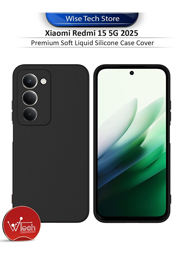 Xiaomi Redmi 15 5G 2025 Premium Soft Liquid Silicone Case Cover