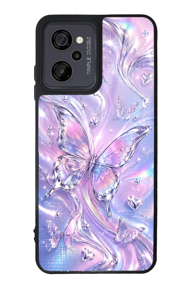 Casper M40 Iridescent Dream Butterfly Design Glossy Phone Case