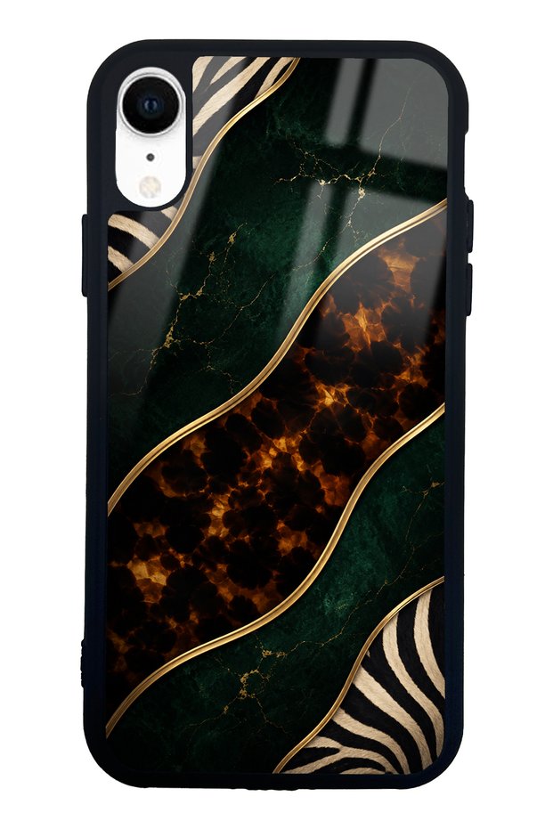 iPhone Xr Emerald Luxe Design Glossy Phone Case