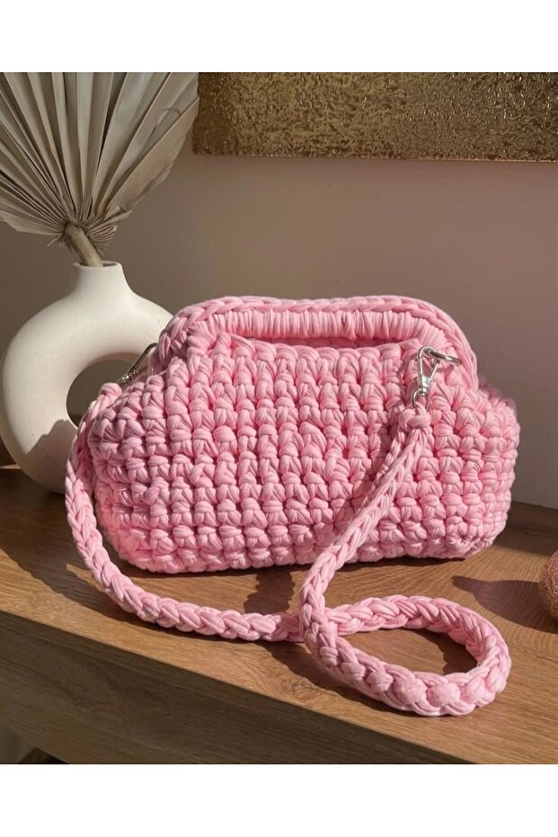Pembe Baget Çanta