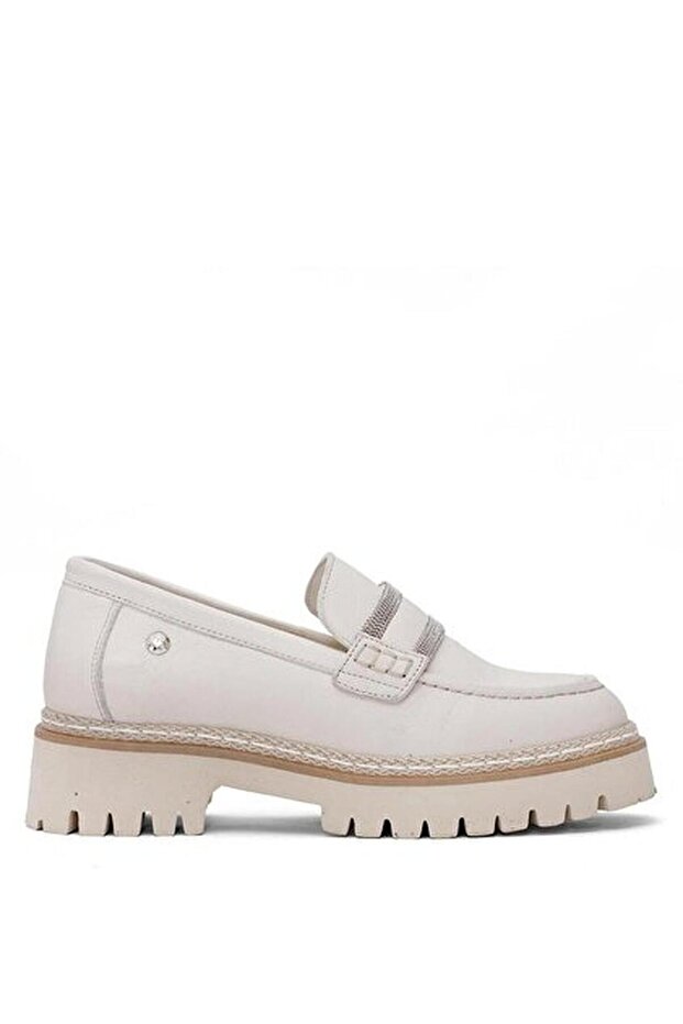 D24Ya-3765 Women's Heeled Leather Shoes