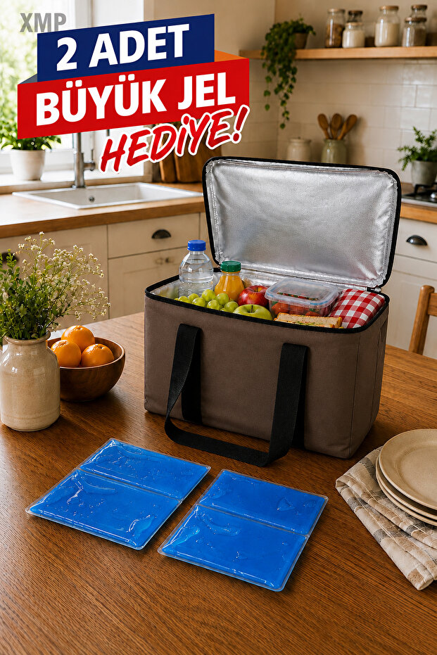 Thermal Bag 40 Lt Thermal Cooler Bag, Insulated for Picnic, Camping, Beach and Daily Use Thermos Bag