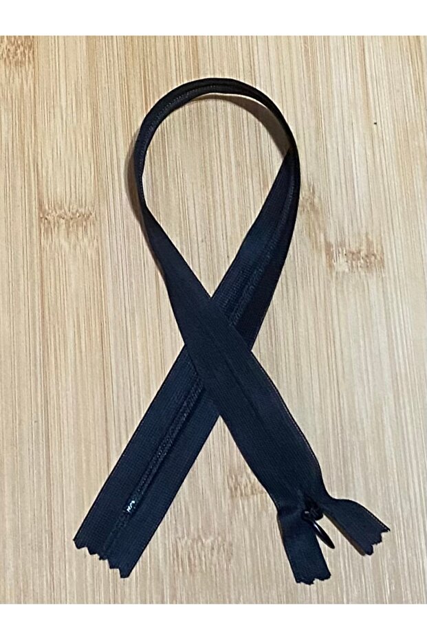 40 cm Hidden Zipper Black