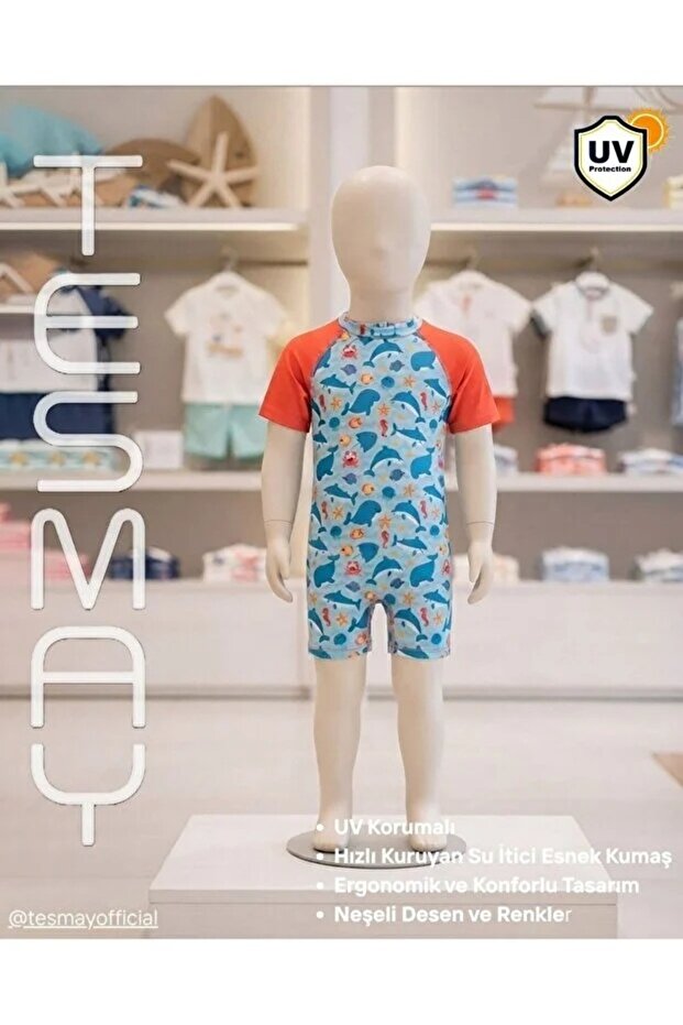 Tesmay Uv Protected Children's Swimsuit
