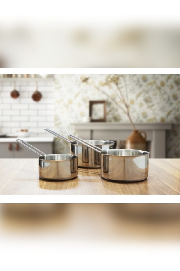 Stainless Steel Milk Pot and Saucepan Set, Practical and Stylish Design