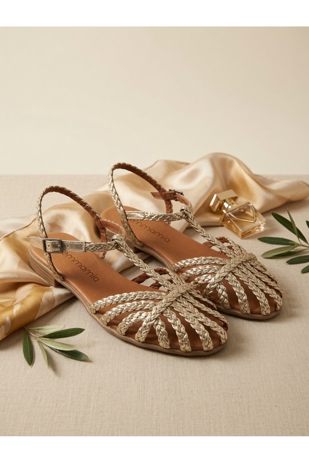 Kemal Aygün-Mammamia Genuine Leather Women's Sandals
