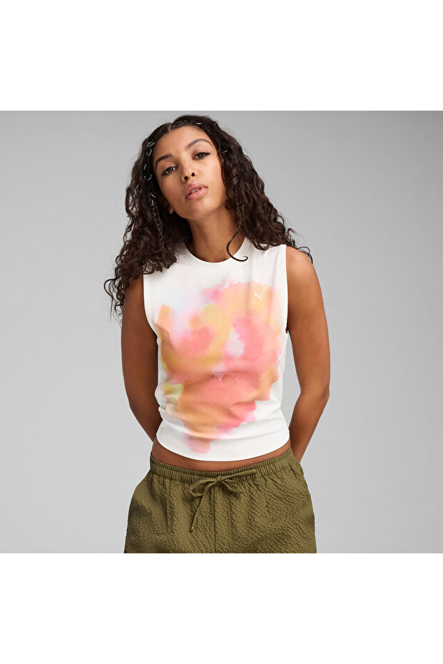 Womens YONA Graphic Top