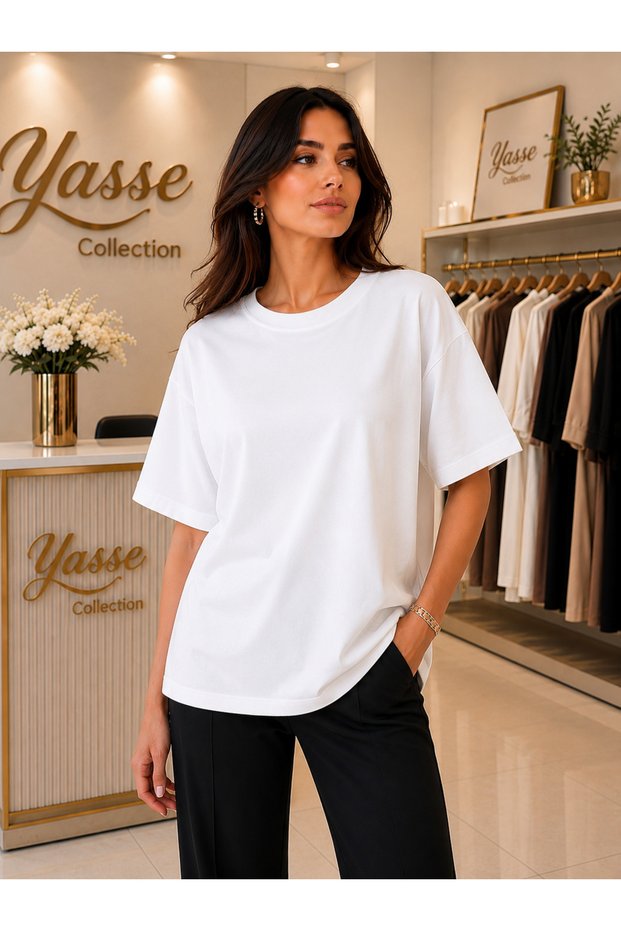 Women's Full Modal Cotton Oversize T-Shirt