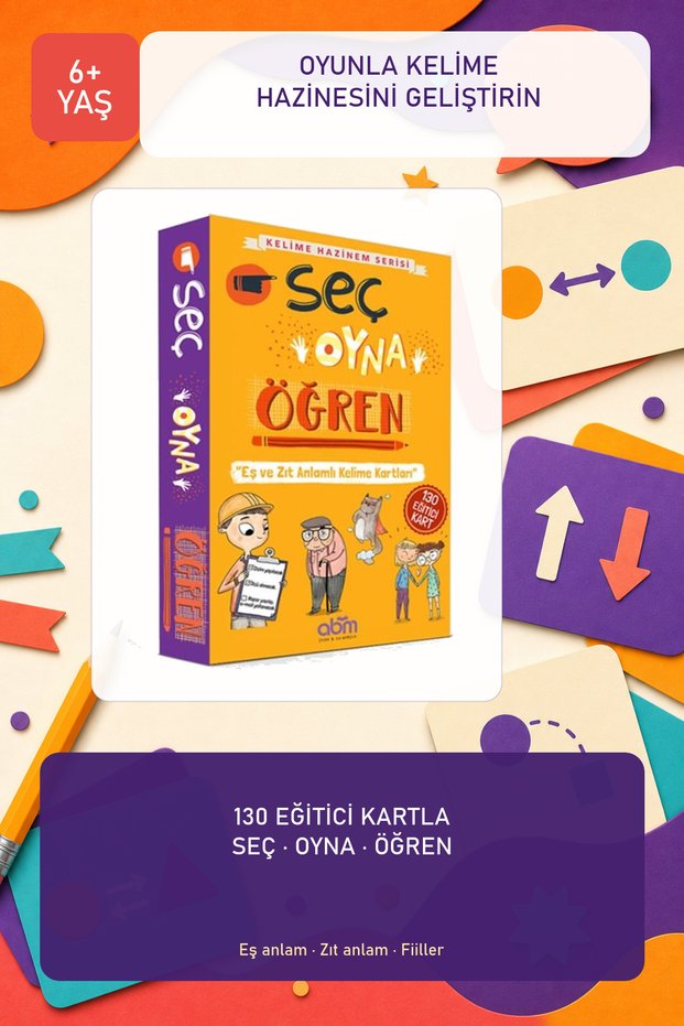 Choose Play Learn Cards Educational Activity Cards for Ages 6+