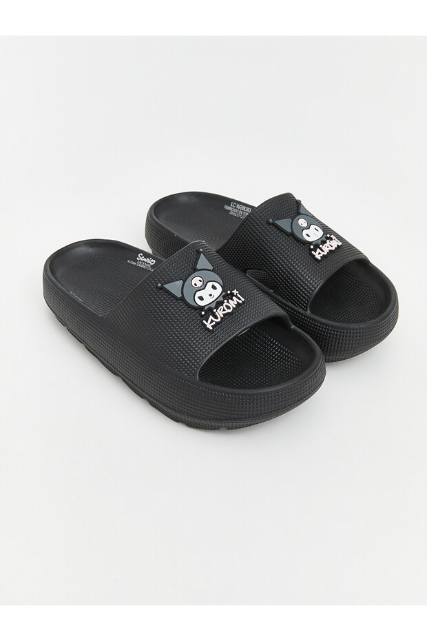 Alita City Lcw Steps Black Girls' Slippers with a Difference
