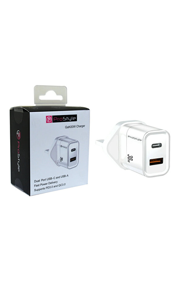 PSAD1 GAN WALL CHARGER WHITE