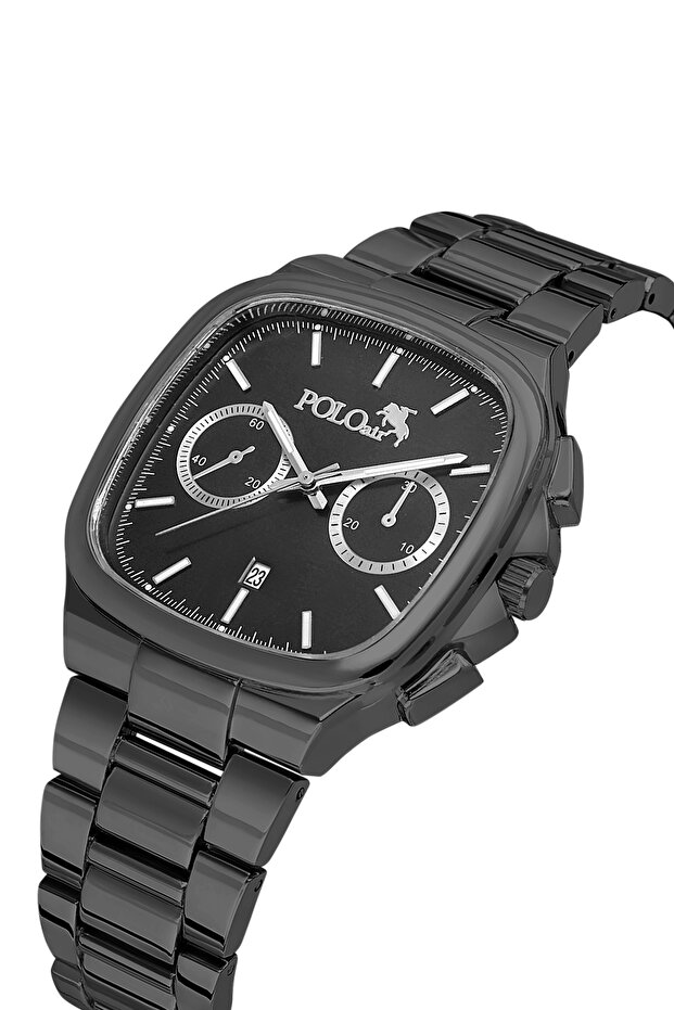 Calendar Square Case Men's Wristwatch Black Color Pl-7086E1X