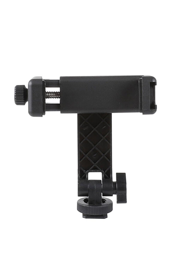 Black Multifunctional Universal Cell Phone Tripod Mount Adapter 360 Rotation Camera Hot Shoe Phone H