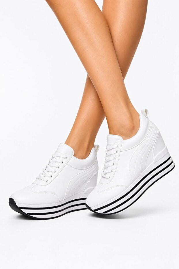 Hidden Heel Women's High Sneakers