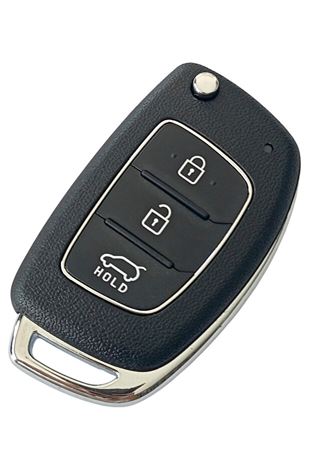 Hyundai Accent I20 Bayon 2018 after 2018 Compatible Auto Keychain Remote Key Case with Logo