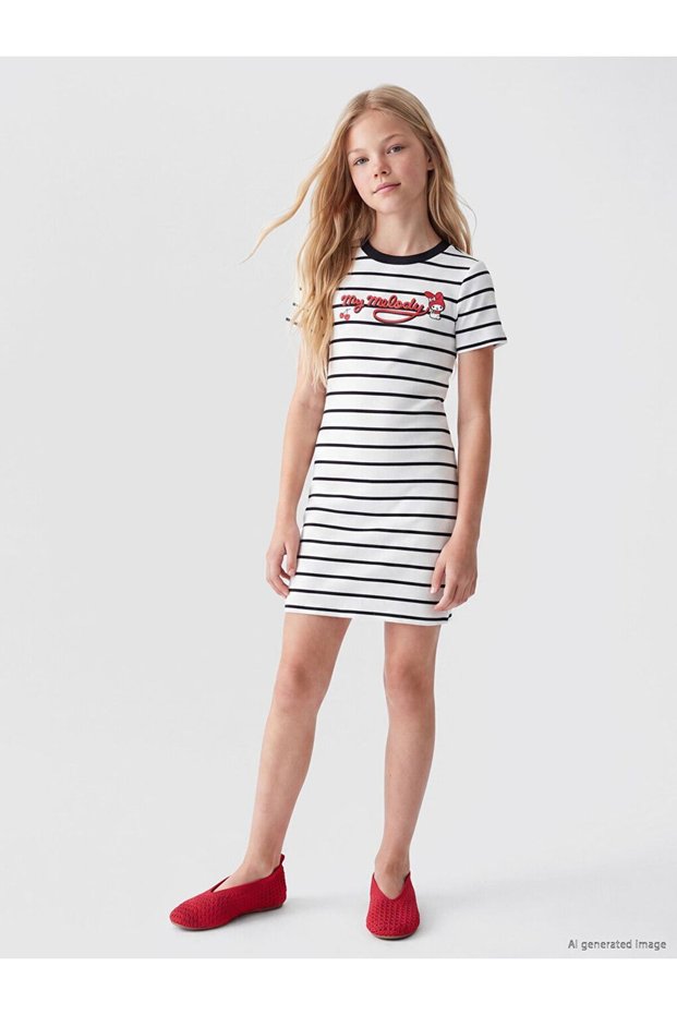 Lcw Kids Black My Melody Licensed Girls' Dress
