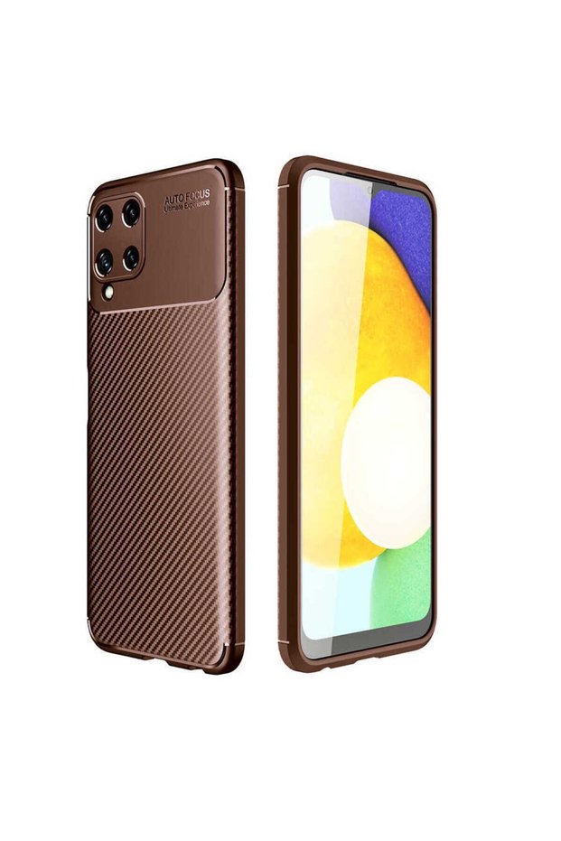 Compatible Case Carbon Design Ultra Slim Build Cover for Samsung Galaxy A22 4g Mobile Phone