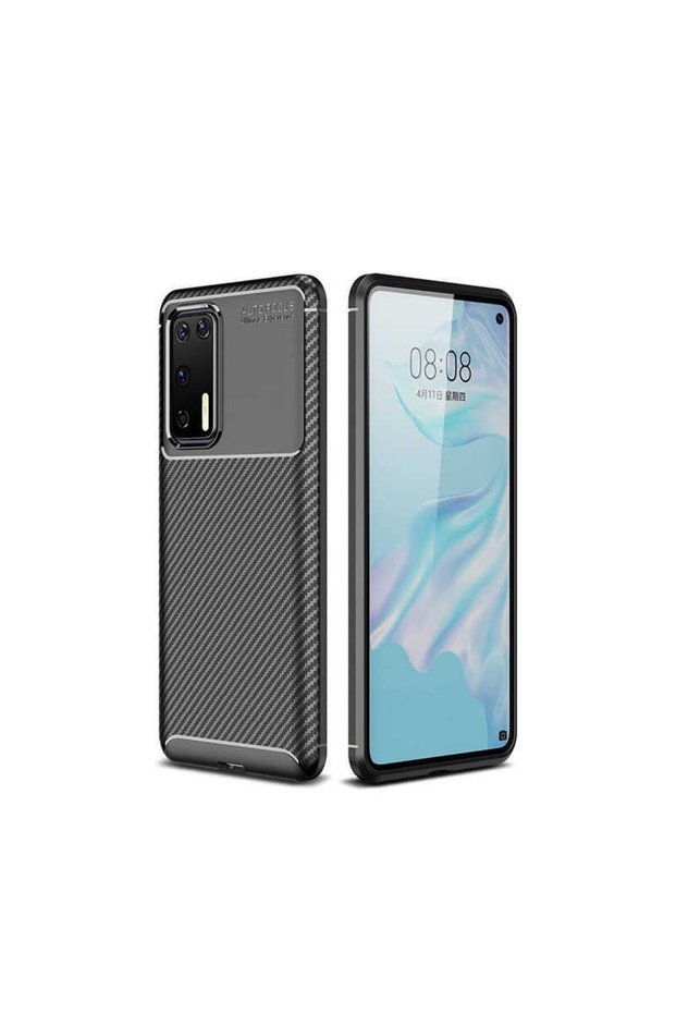 Case Carbon Design Cover for Huawei P40 Mobile Phone