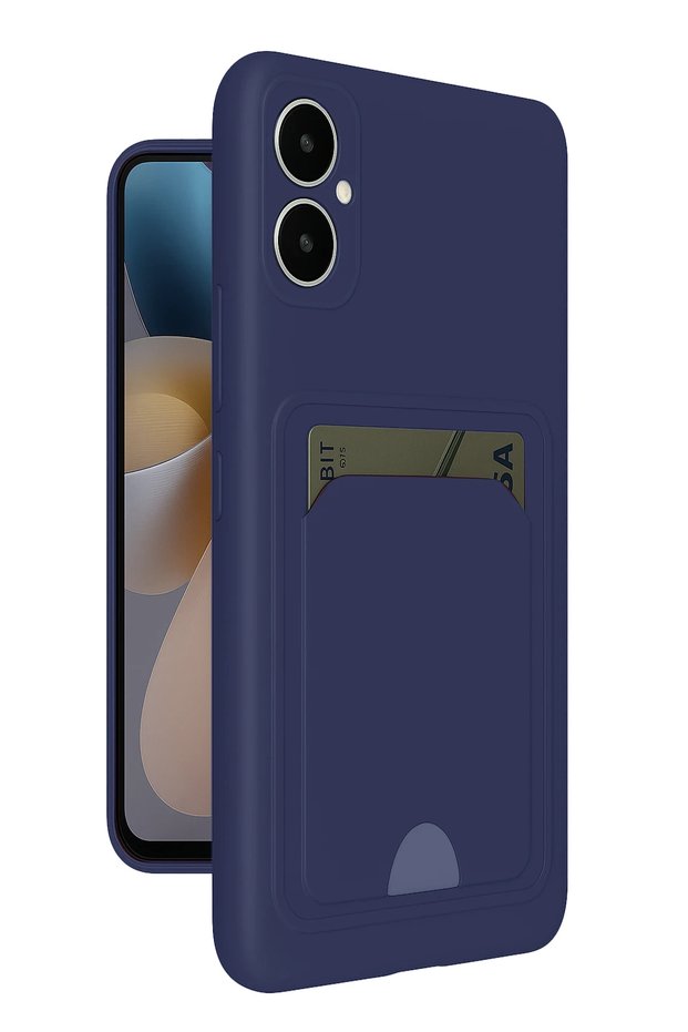 Aconcept Galaxy A05 Kelvin Silicone with Business Card Holder (112322) - Navy Blue