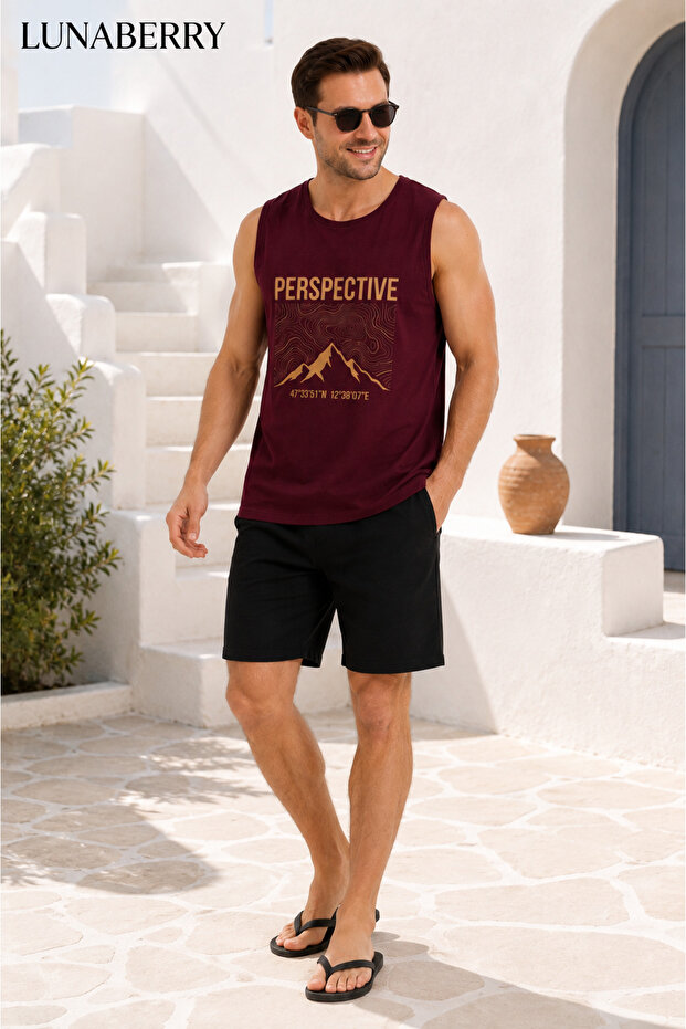 Men's Athlete Shorts Double Set 100% Cotton