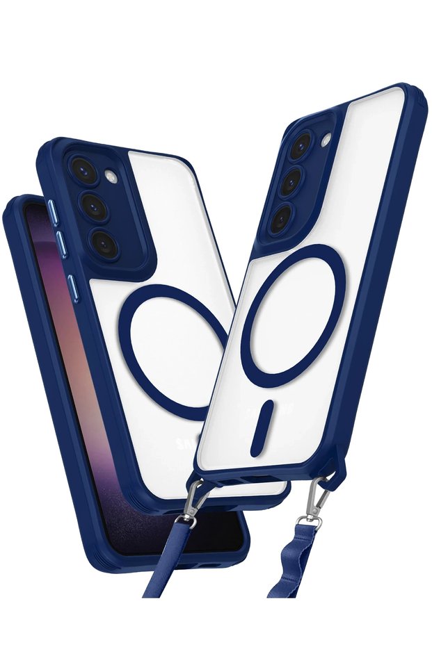Aconcept Galaxy S23 Case Enka Magsafe Silicone Case (101535) - Navy Blue