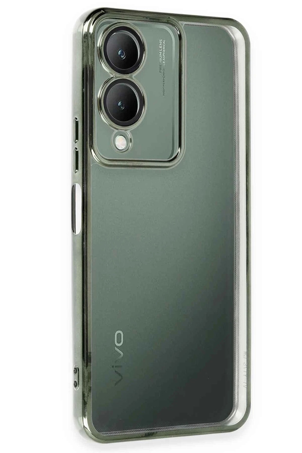 Aconcept Vivo Y17S Case with Lens Silicone (102824) - Green